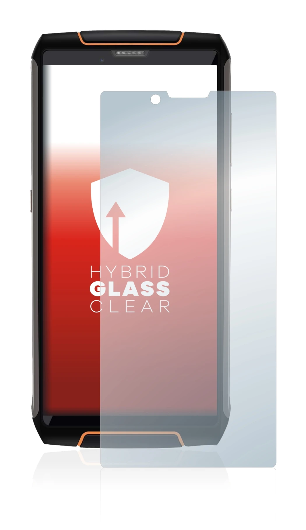 Abbildung des Geräts Cubot King Kong 3 mit einer Vielzahl des Displayschutzes.