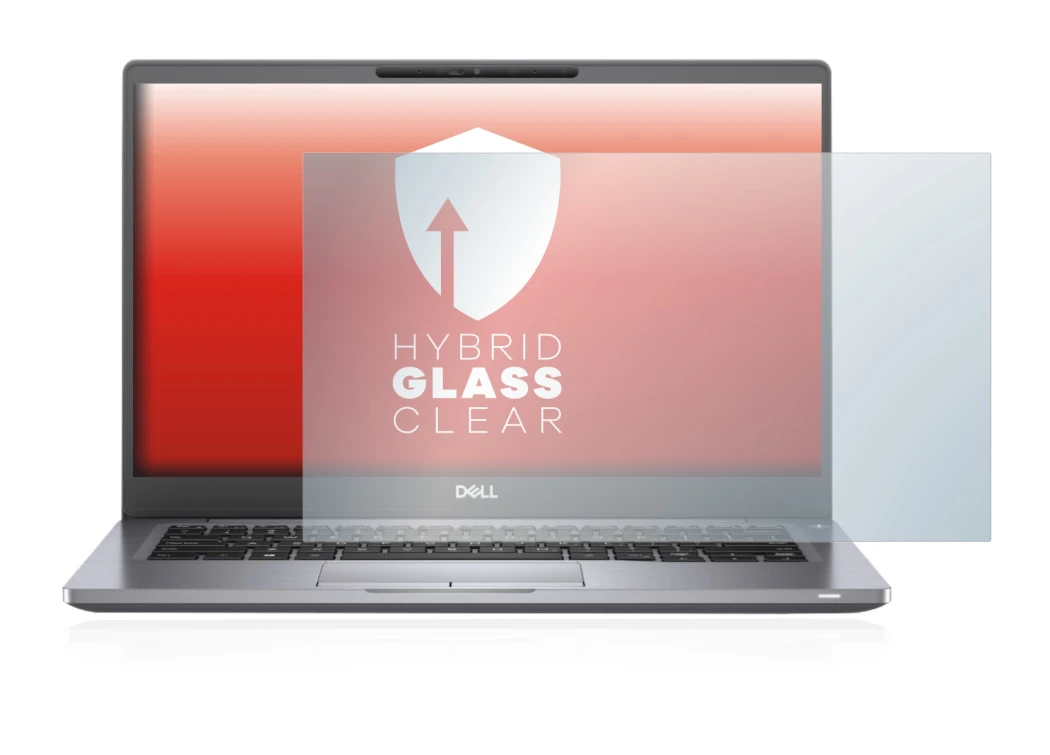 Abbildung des Geräts Dell Latitude 7300 mit einer Vielzahl des Displayschutzes.