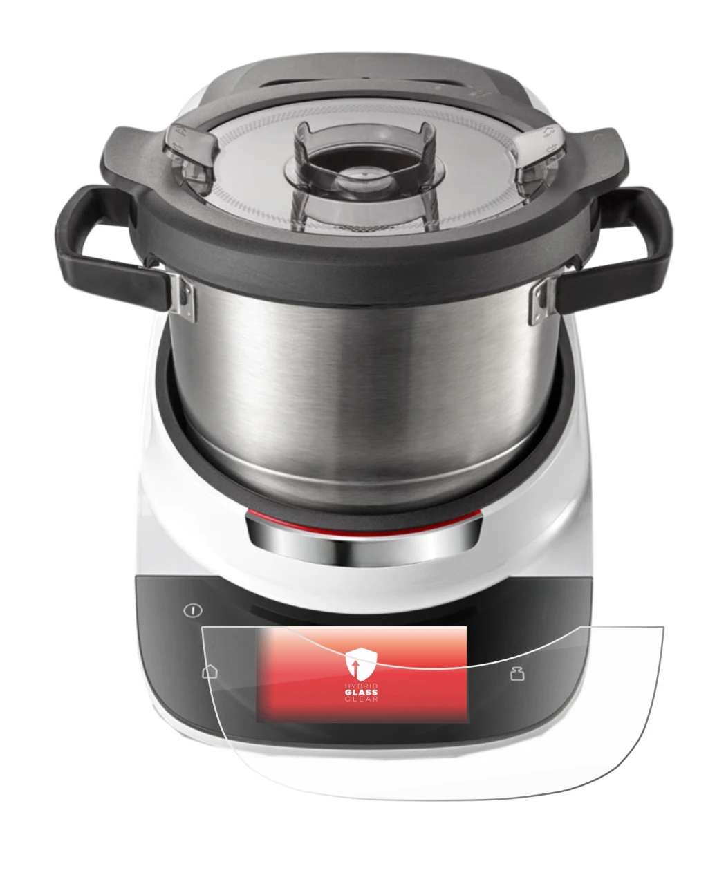 Abbildung des Geräts Bosch Cookit mit einer Vielzahl des Displayschutzes.