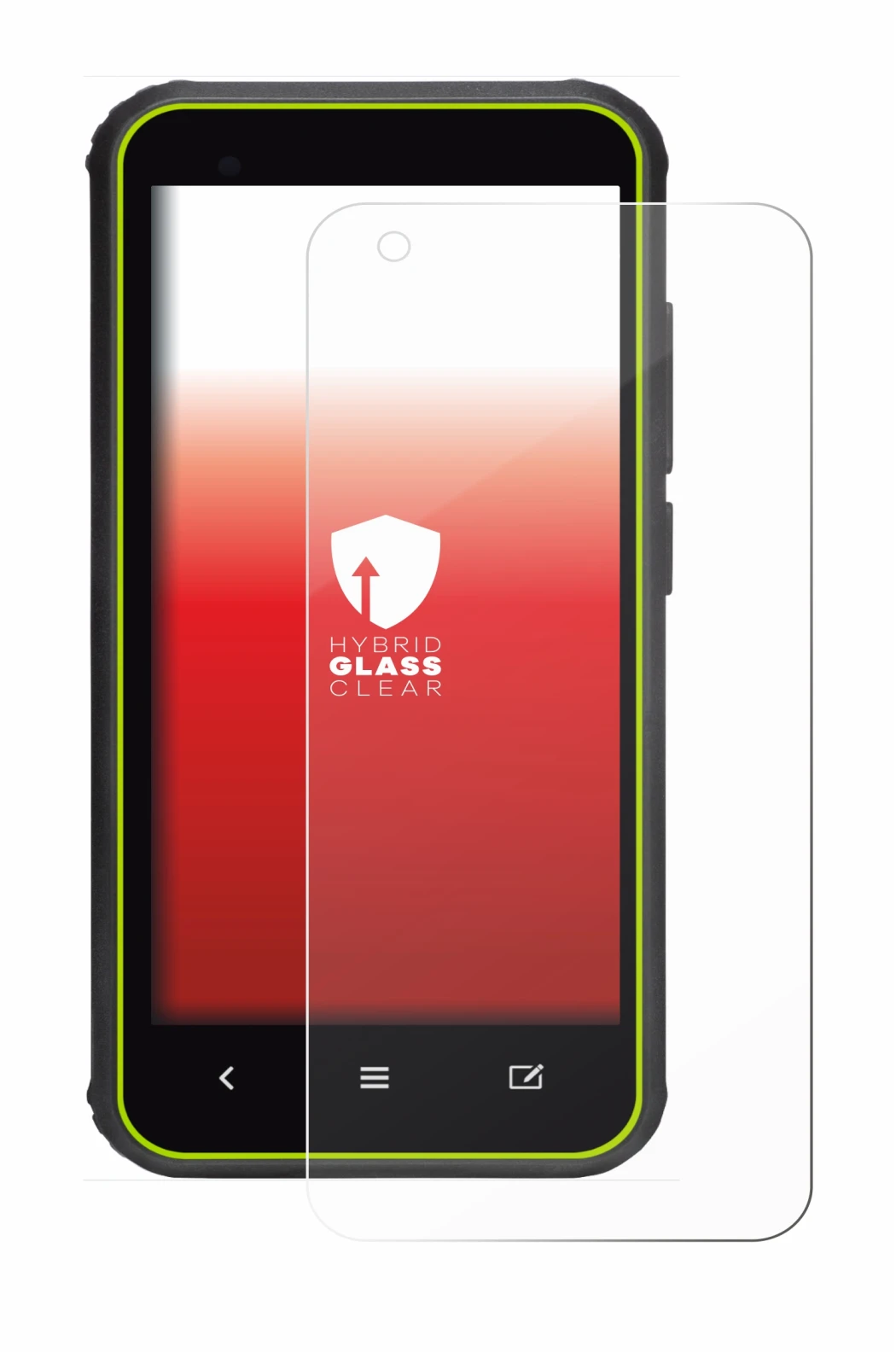 Abbildung des Geräts SkyCaddie SX400 mit einer Vielzahl des Displayschutzes.