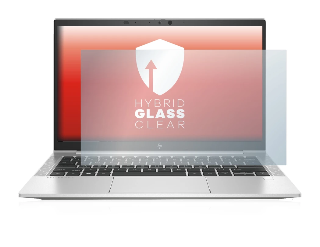 Abbildung des Geräts HP EliteBook 830 G7 Non-Touch mit einer Vielzahl des Displayschutzes.