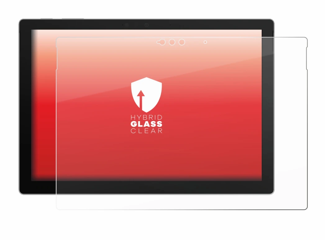 Abbildung des Geräts Microsoft Surface Pro 7 Plus mit einer Vielzahl des Displayschutzes.