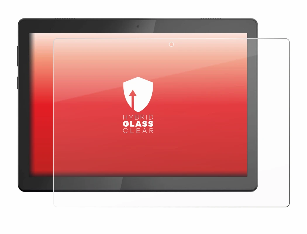 Abbildung des Geräts Lenovo Tab M10 TB-X505F mit einer Vielzahl des Displayschutzes.