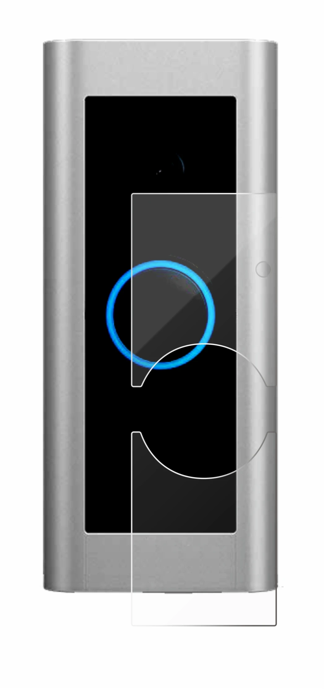 Abbildung des Geräts Ring Video Doorbell Pro 2 mit einer Vielzahl des Displayschutzes.