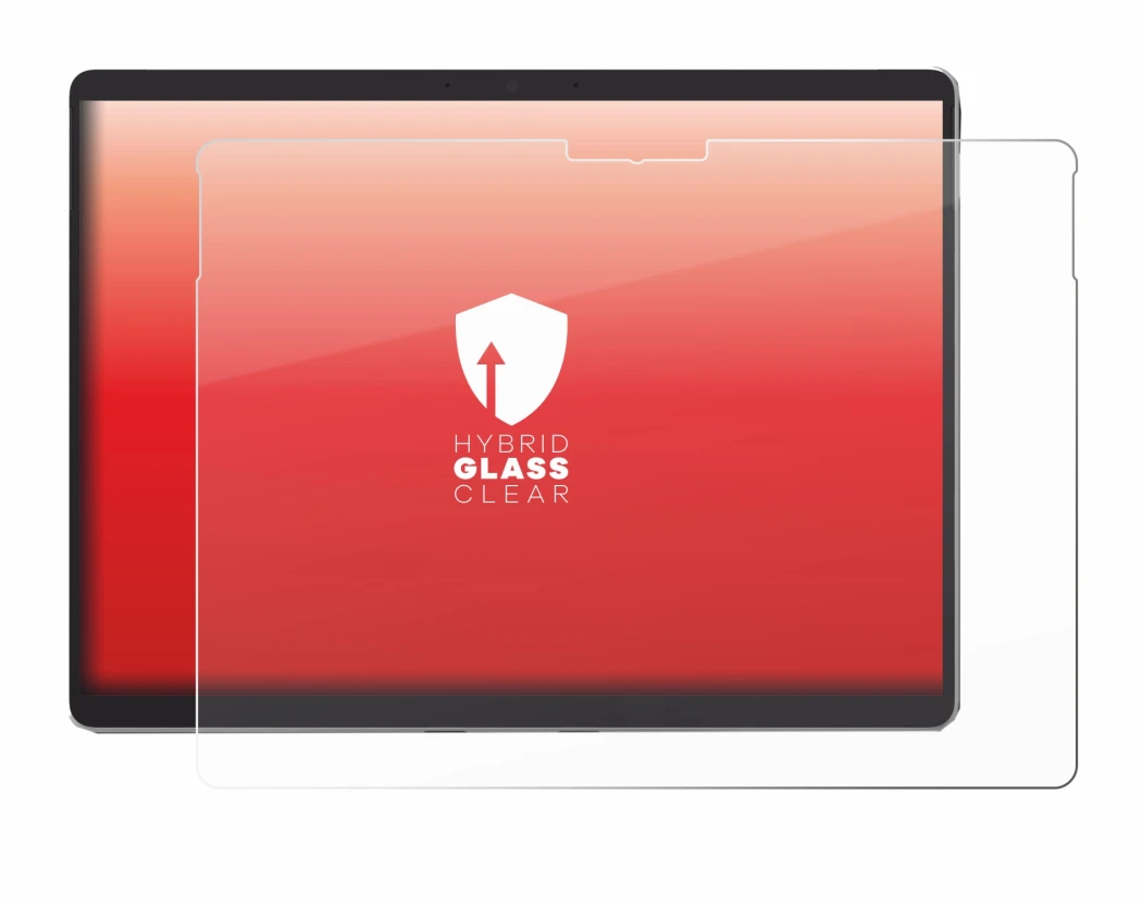 Abbildung des Geräts Microsoft Surface Pro 8 (2021) mit einer Vielzahl des Displayschutzes.