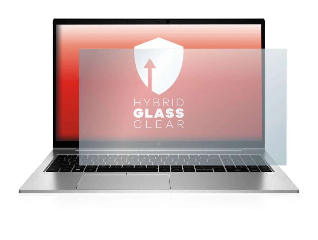 Abbildung des Geräts HP EliteBook 855 G7 Non-Touch mit einer Vielzahl des Displayschutzes.