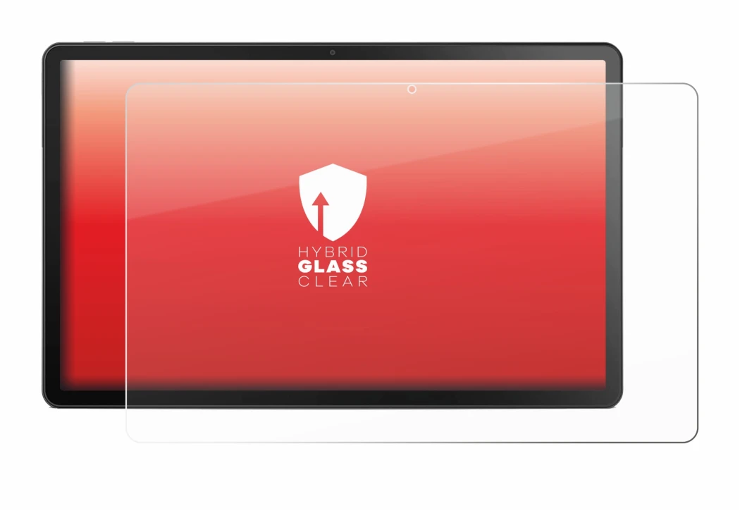 Abbildung des Geräts Lenovo Tab M10 Plus (3. Gen.) mit einer Vielzahl des Displayschutzes.