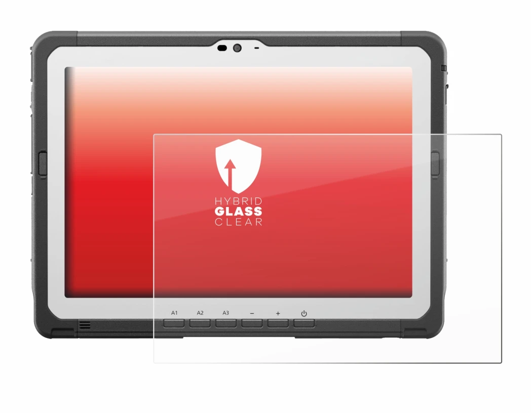 Abbildung des Geräts Panasonic Toughbook FZ-A3 mit einer Vielzahl des Displayschutzes.