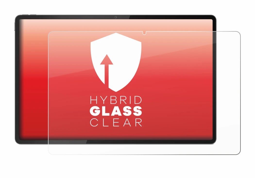 Abbildung des Geräts Lenovo Tab Extreme mit einer Vielzahl des Displayschutzes.