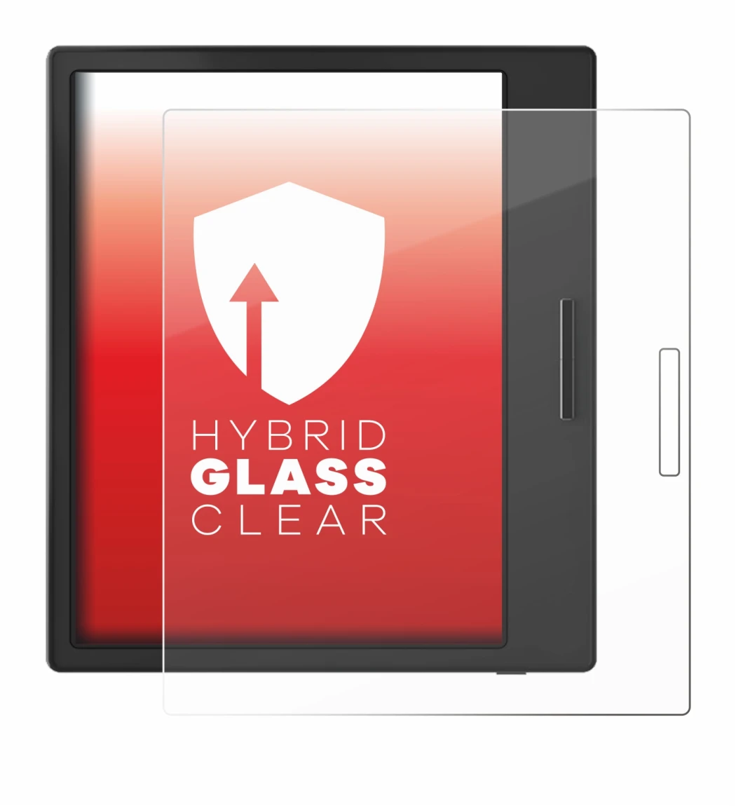 Abbildung des Geräts Boox Page mit einer Vielzahl des Displayschutzes.