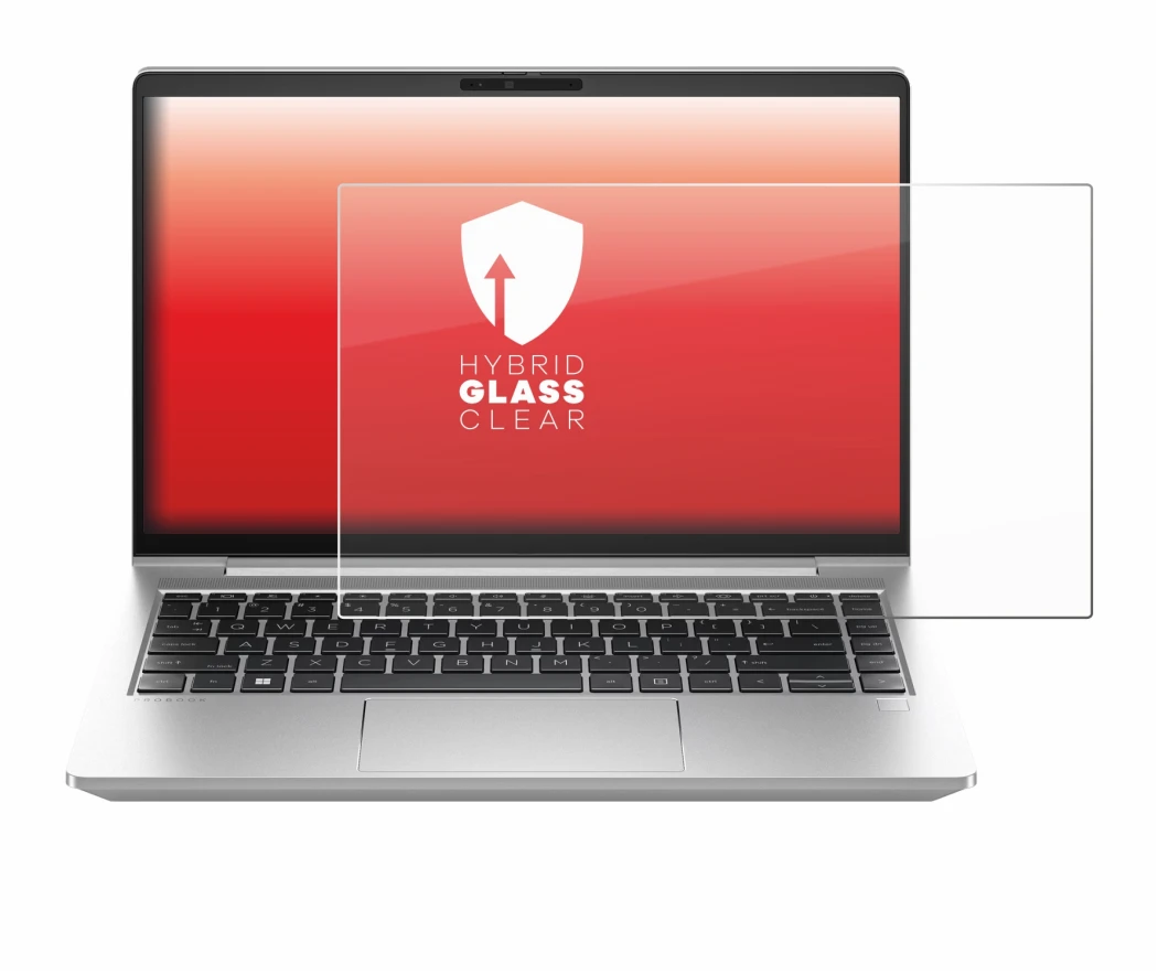 Abbildung des Geräts HP ProBook 440 G10 mit einer Vielzahl des Displayschutzes.