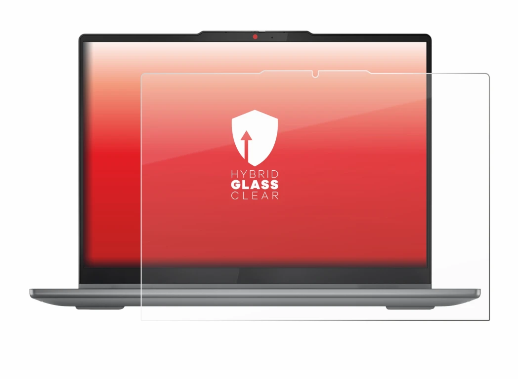 Abbildung des Geräts Lenovo IdeaPad 5 2-in-1 14AHP9 mit einer Vielzahl des Displayschutzes.
