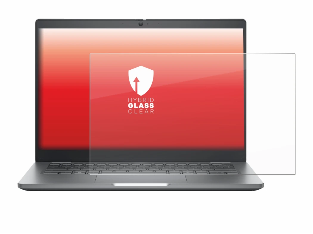 Abbildung des Geräts Dell Latitude 5350 Laptop mit einer Vielzahl des Displayschutzes.