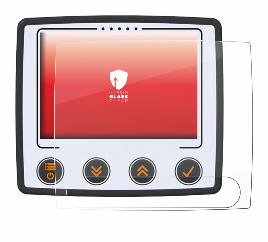 Abbildung des Geräts Skytraxx 5 Mini mit einer Vielzahl des Displayschutzes.