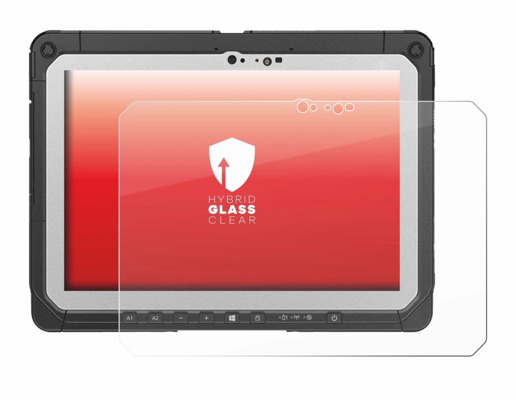 Abbildung des Geräts Panasonic Toughbook CF-20 MK2 mit einer Vielzahl des Displayschutzes.