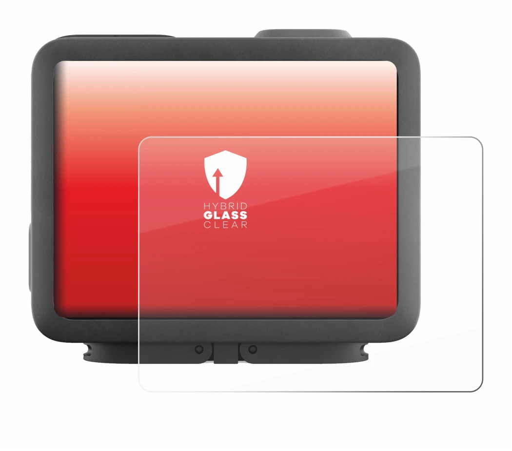 Abbildung des Geräts GoPro Hero 4k mit einer Vielzahl des Displayschutzes.