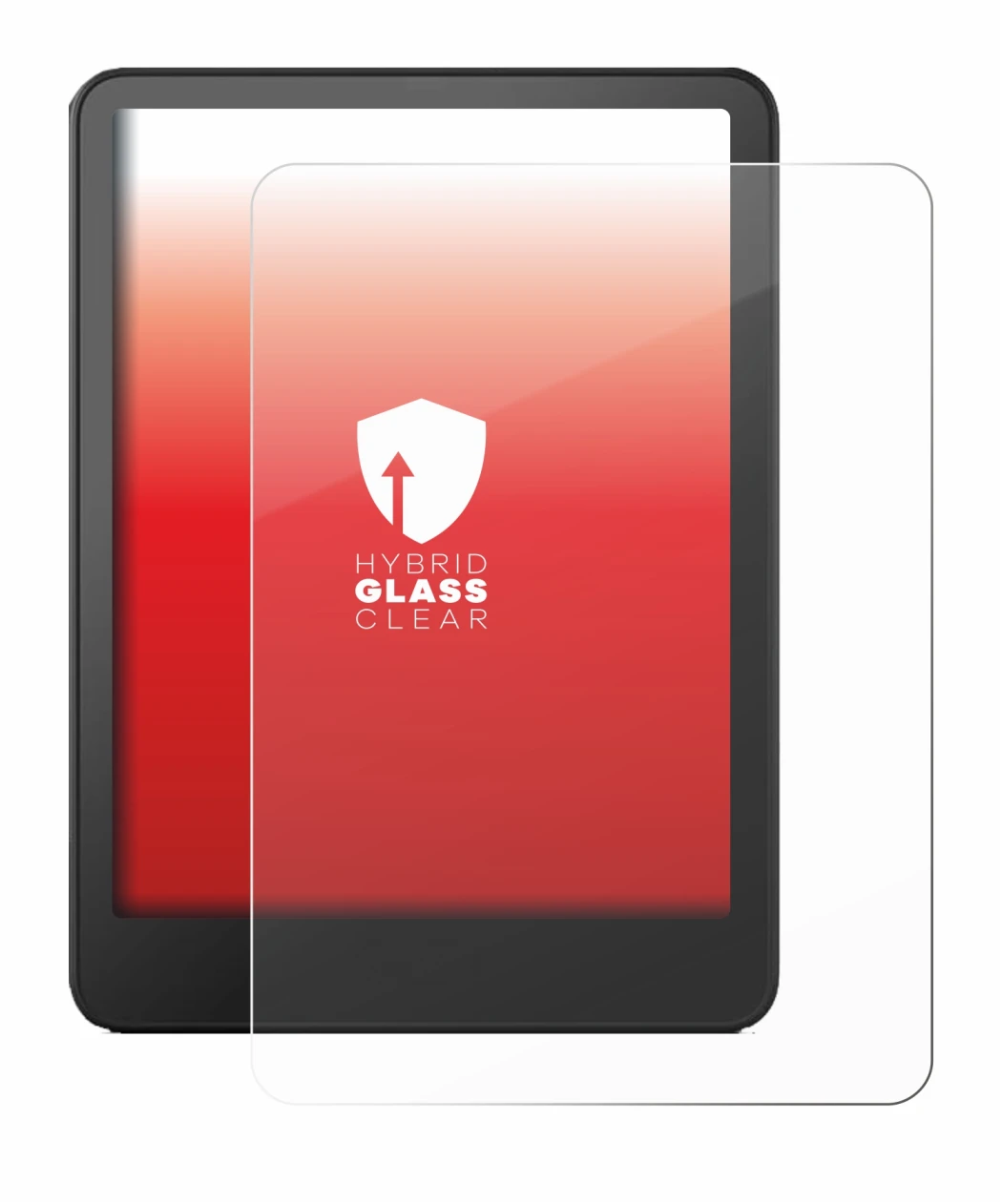 Abbildung des Geräts Amazon Kindle Paperwhite 2024 (12. Gen.) mit einer Vielzahl des Displayschutzes.