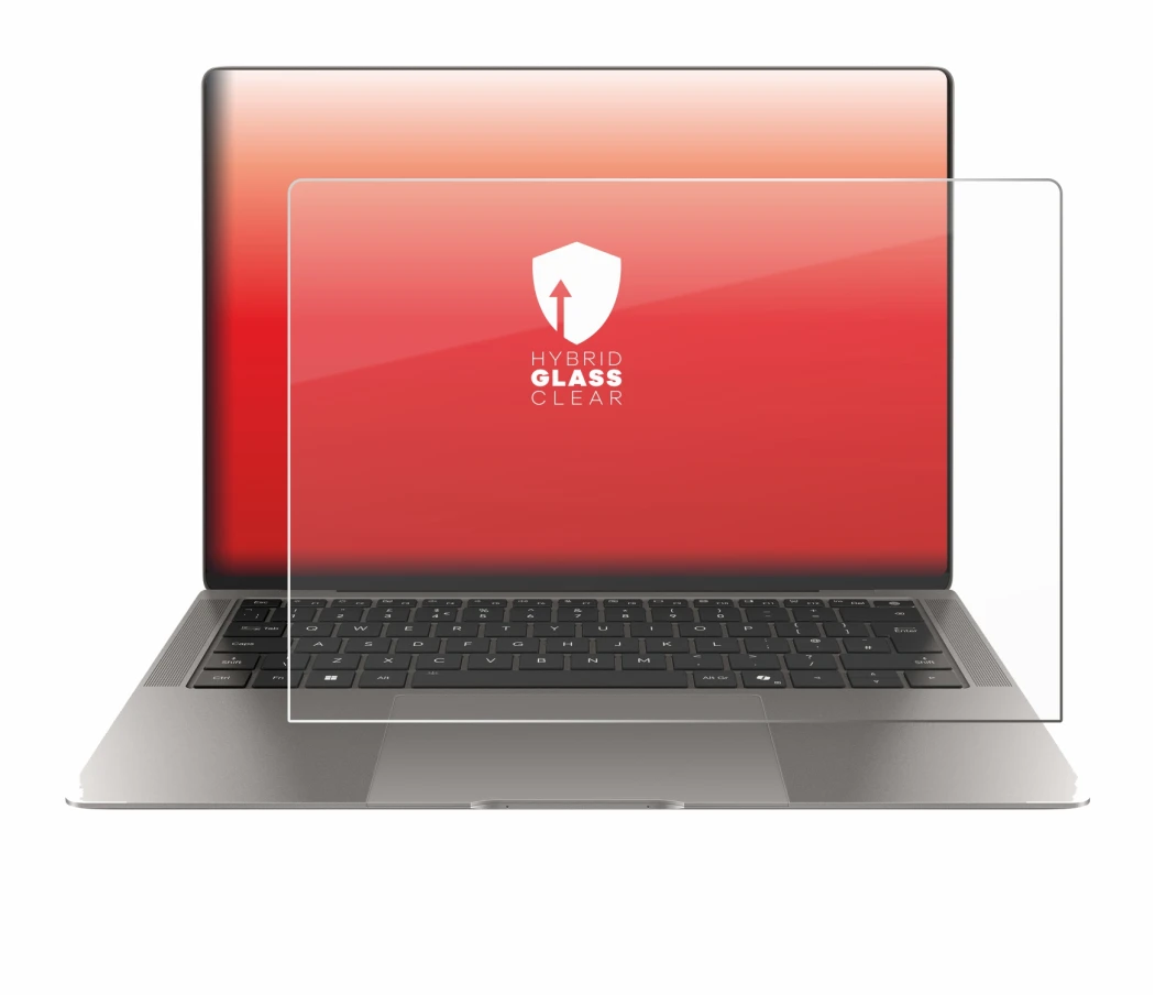 Abbildung des Geräts Honor MagicBook Art 14 mit einer Vielzahl des Displayschutzes.