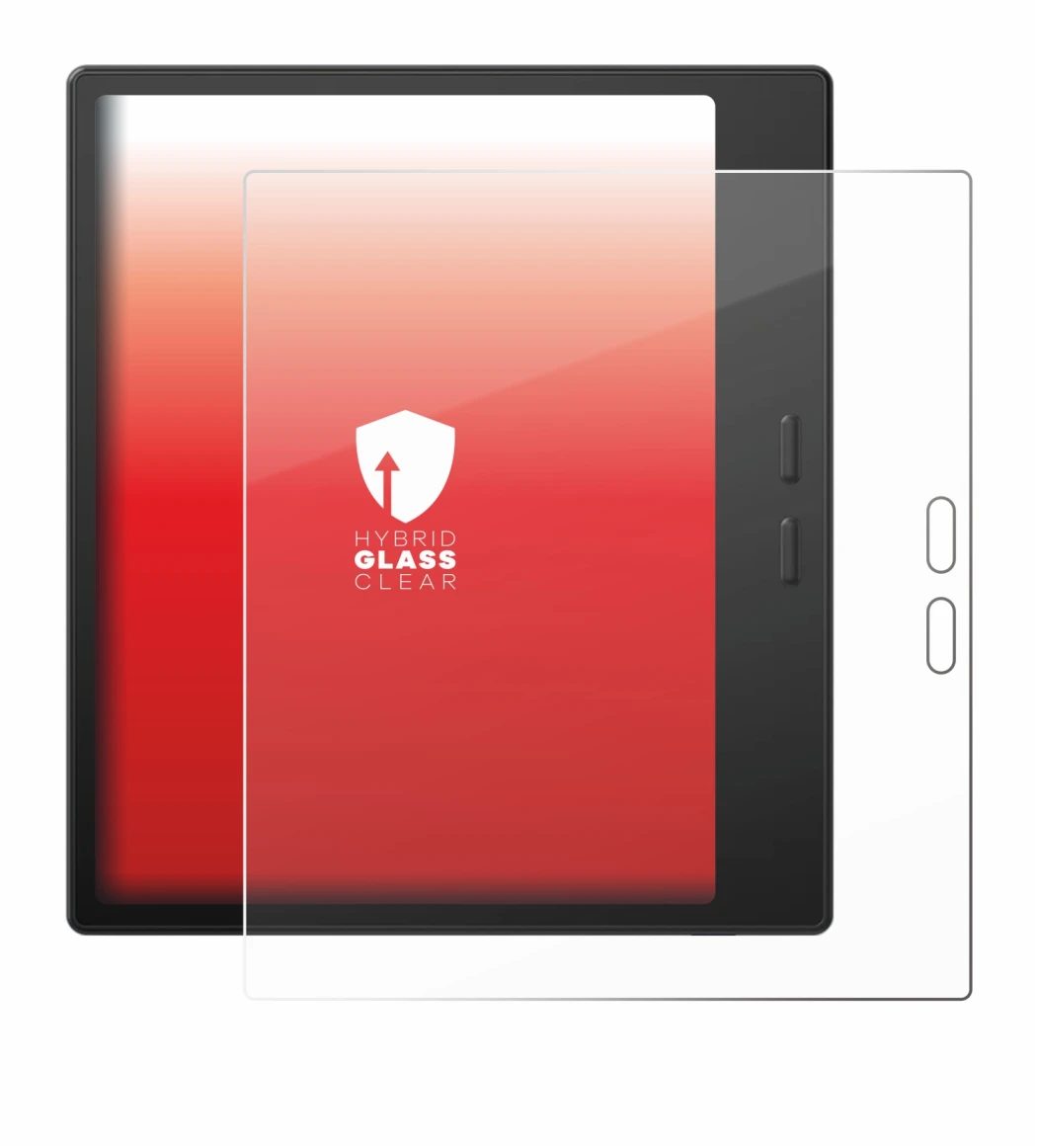 Abbildung des Geräts Boox Go 7 mit einer Vielzahl des Displayschutzes.