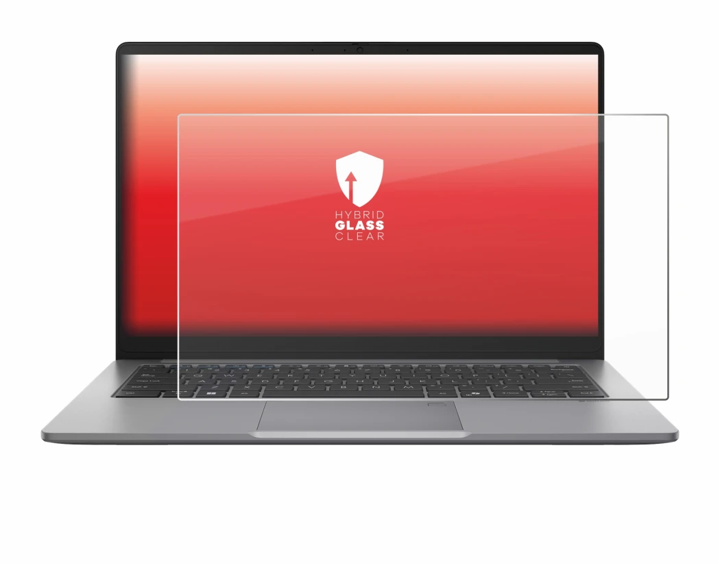 Abbildung des Geräts ASUS ExpertBook P1 P1403 mit einer Vielzahl des Displayschutzes.