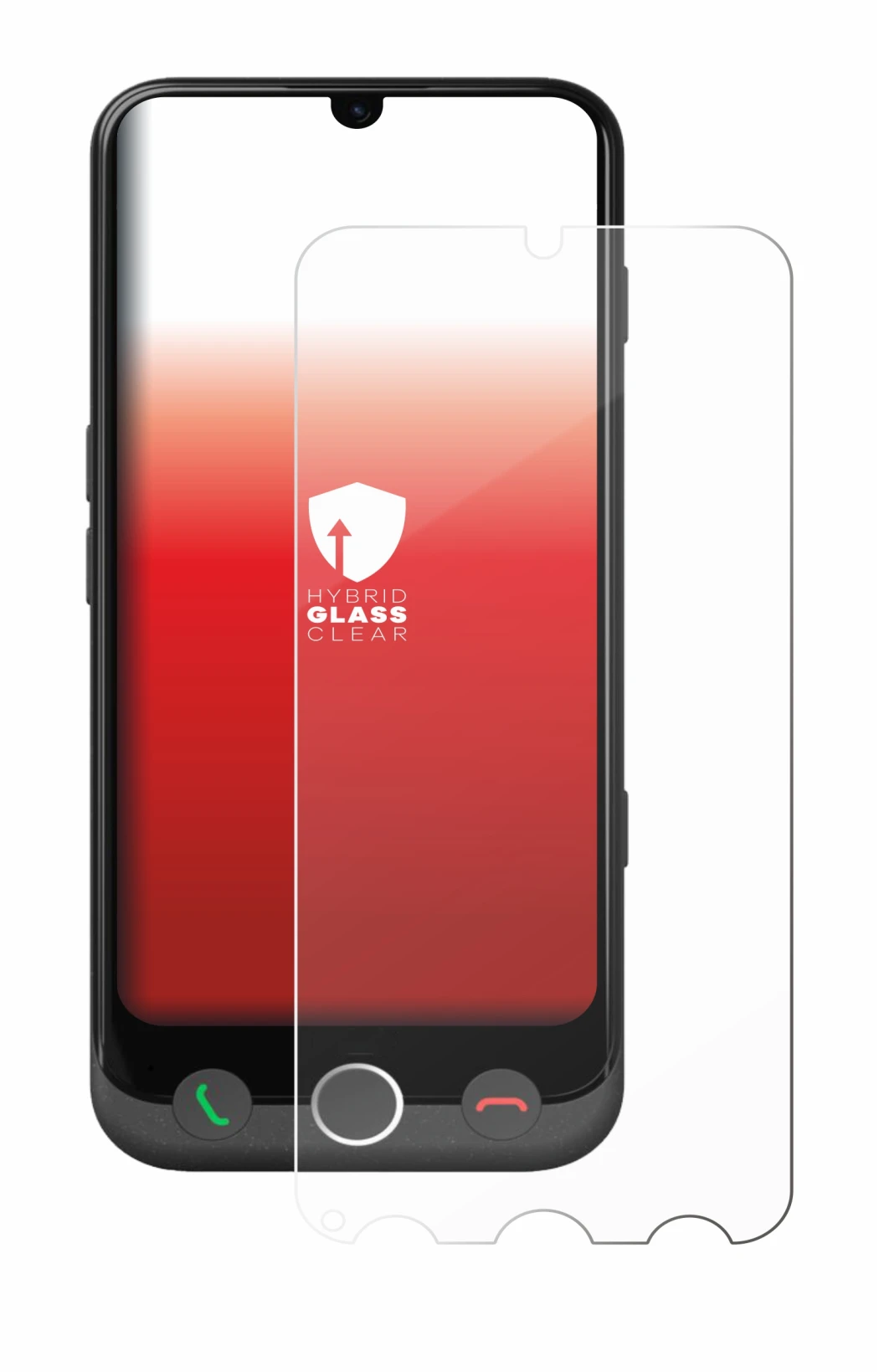 Abbildung des Geräts Doro Aurora A30 mit einer Vielzahl des Displayschutzes.