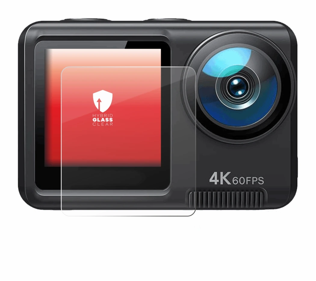 Abbildung des Geräts Wolfang GA420 mit einer Vielzahl des Displayschutzes.