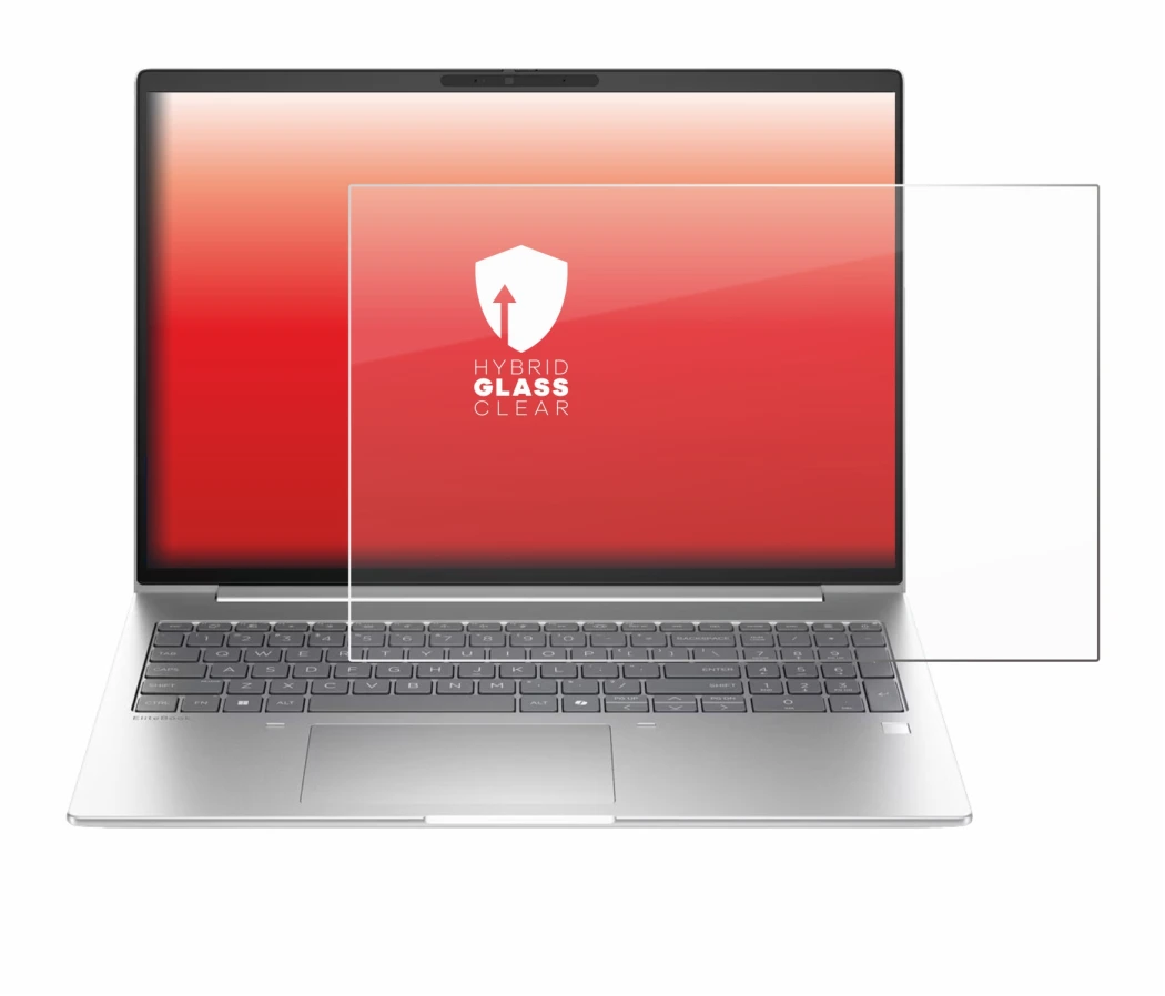 Abbildung des Geräts HP EliteBook 6 G1i 16 mit einer Vielzahl des Displayschutzes.