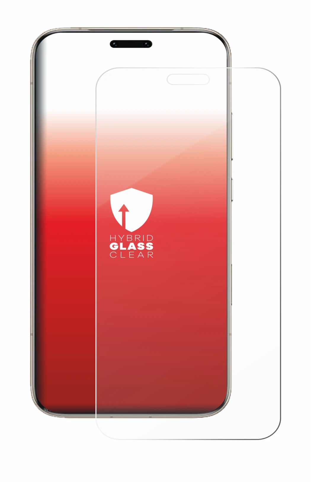 Abbildung des Geräts Honor Magic 8 Pro mit einer Vielzahl des Displayschutzes.