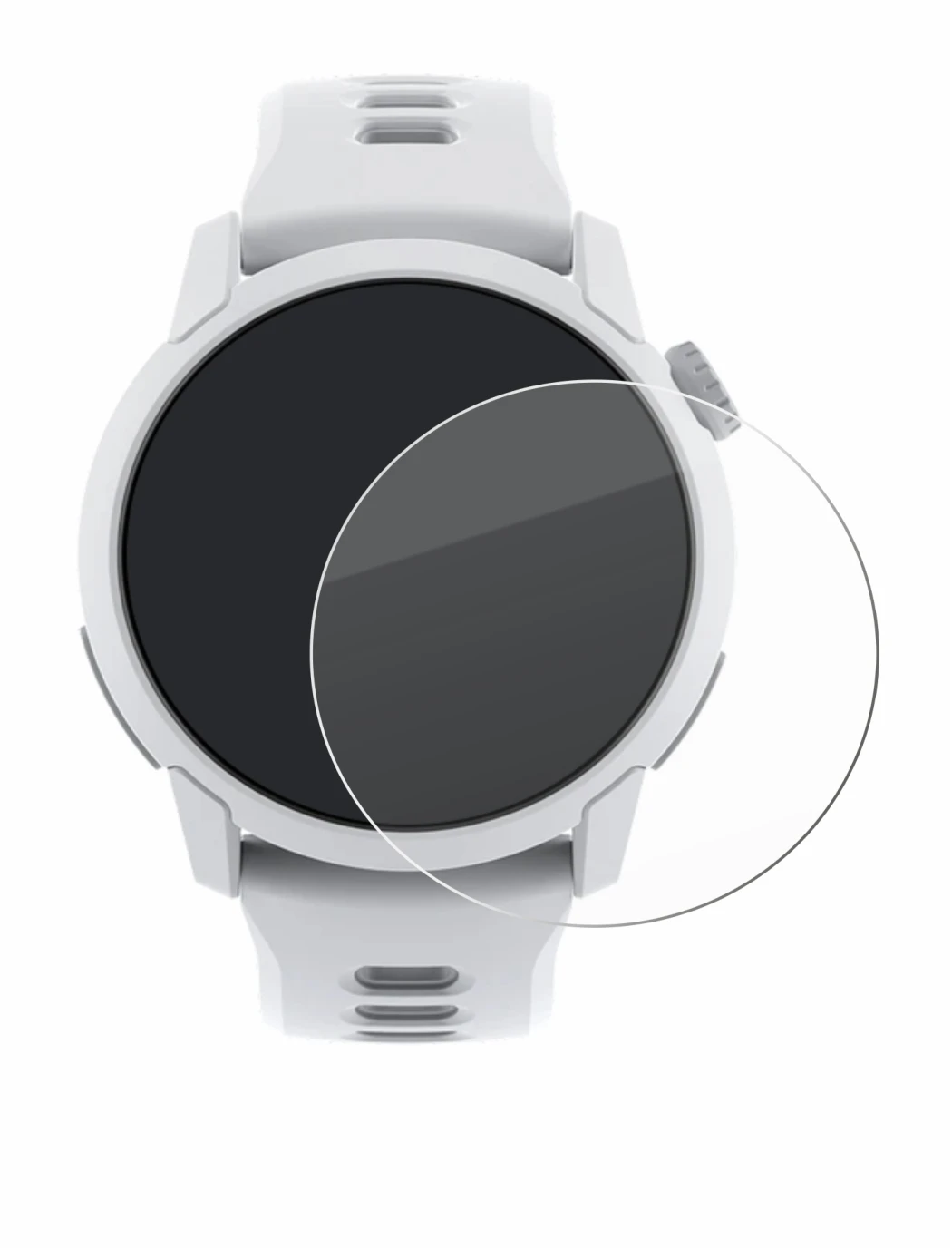 Abbildung des Geräts Coros Pace 4 mit einer Vielzahl des Displayschutzes.