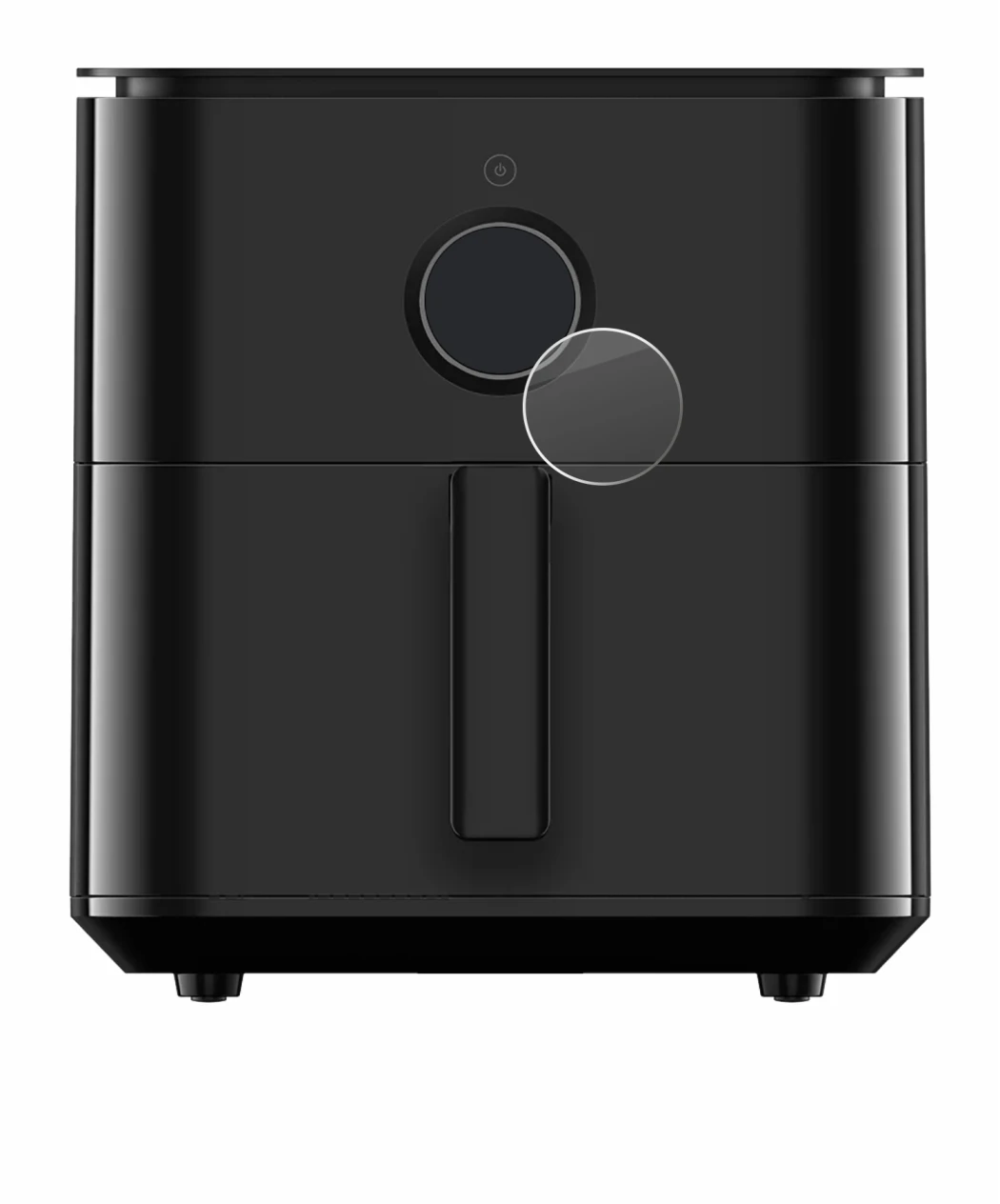 Abbildung des Geräts Xiaomi Air Fryer 6.5 L mit einer Vielzahl des Displayschutzes.