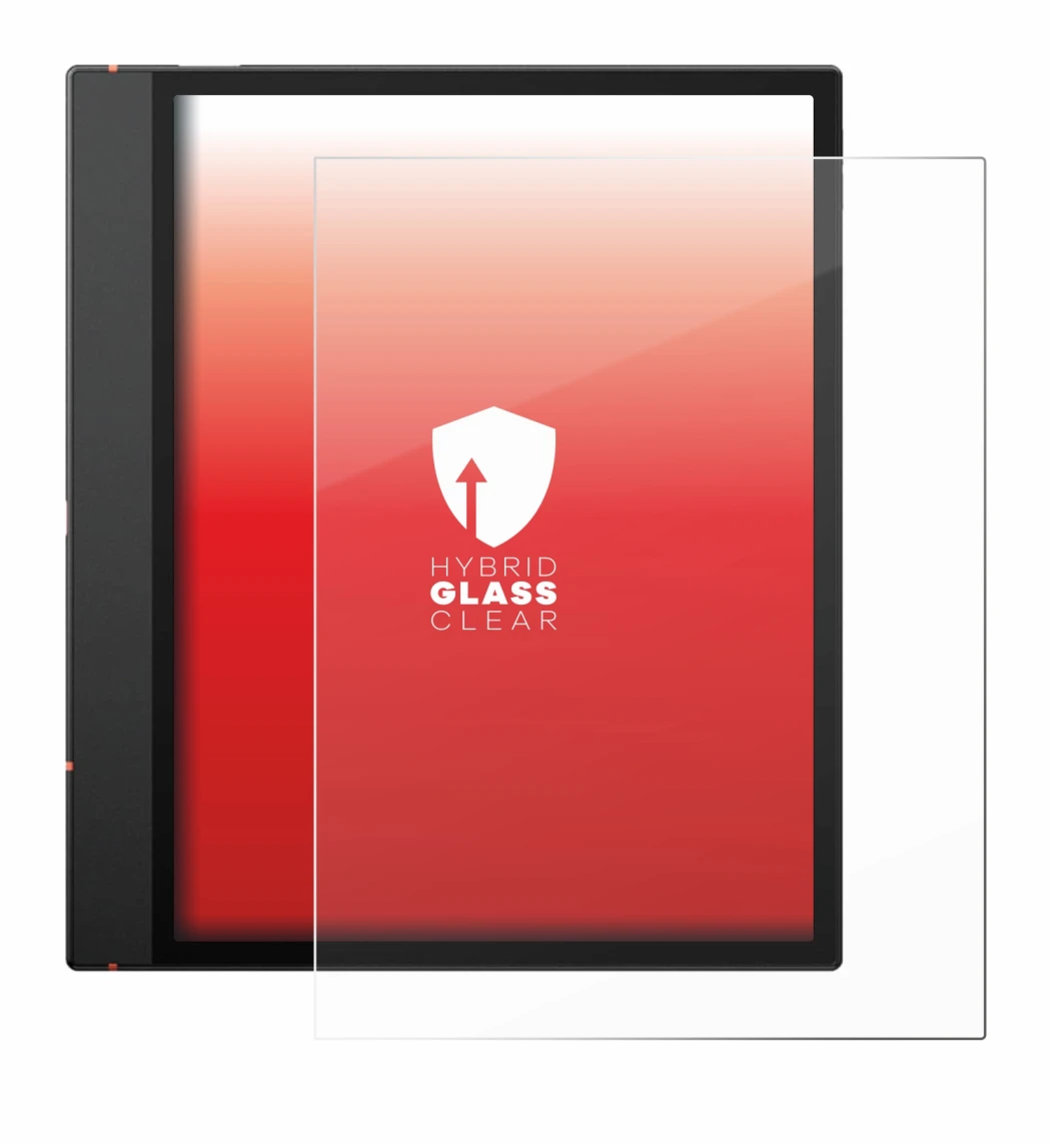 Abbildung des Geräts Boox Note Air 5 C mit einer Vielzahl des Displayschutzes.