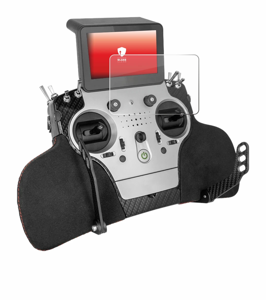 Abbildung des Geräts PowerBox Systems Core mit einer Vielzahl des Displayschutzes.