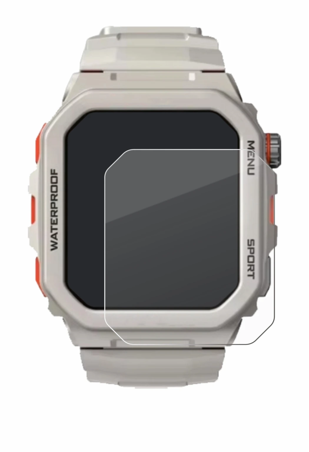 Abbildung des Geräts Rogbid Tank G2 mit einer Vielzahl des Displayschutzes.