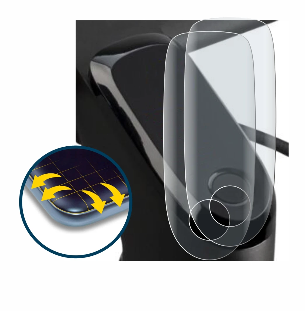 Abbildung des Geräts Segway Ninebot F2 Pro D mit einer Vielzahl des Displayschutzes.