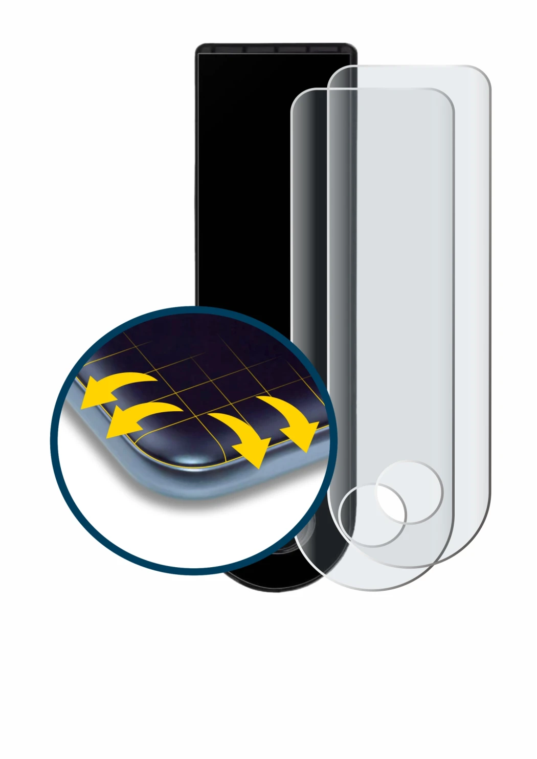 Abbildung des Geräts Xiaomi Electric Scooter 5 Max mit einer Vielzahl des Displayschutzes.