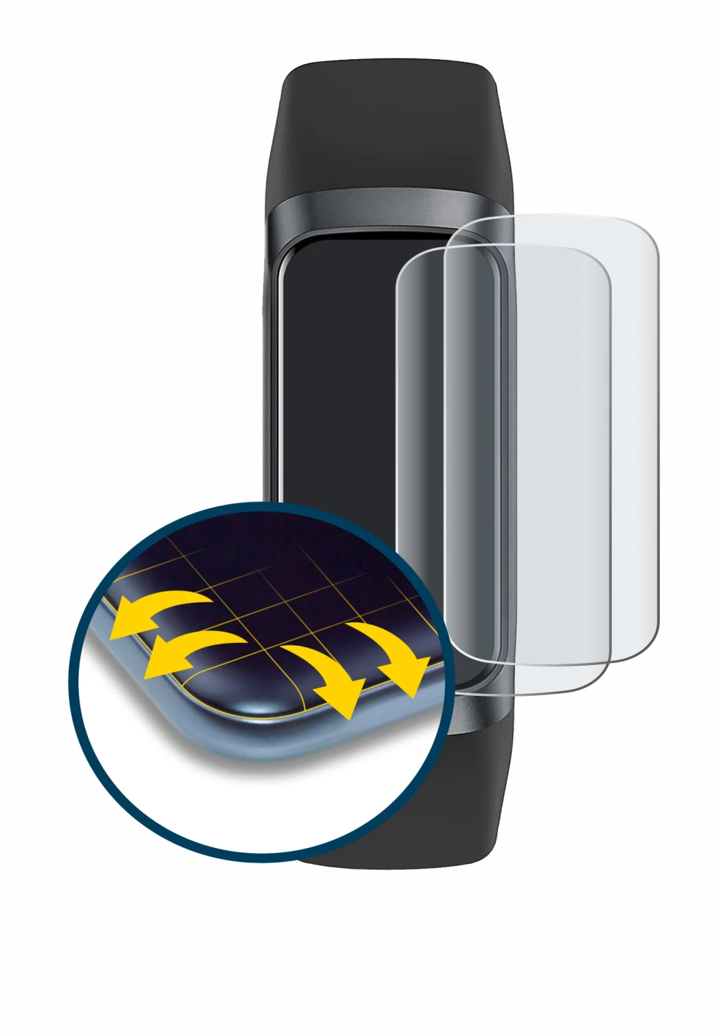 Abbildung des Geräts ‎MORELOCO C60 mit einer Vielzahl des Displayschutzes.