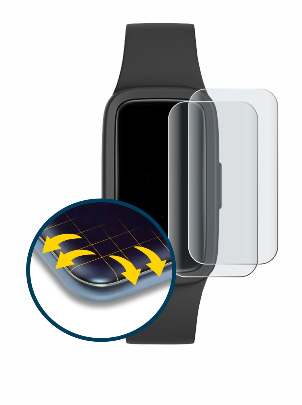 Abbildung des Geräts Biggerfive Vigor 3 mit einer Vielzahl des Displayschutzes.