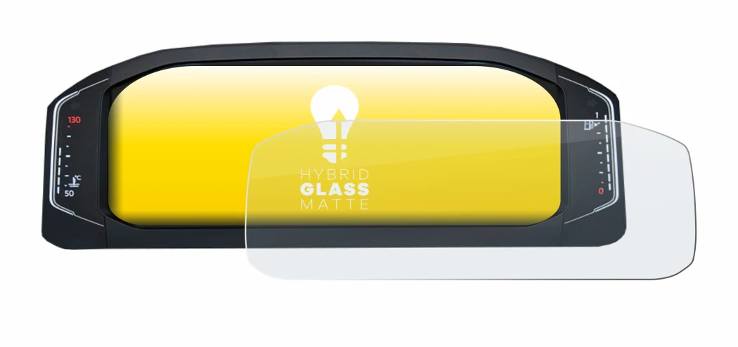 Abbildung des Geräts Volkswagen Active Info Display T-Roc mit einer Vielzahl des Displayschutzes.