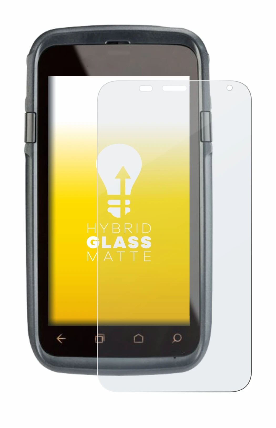 Abbildung des Geräts Honeywell Dolphin CT60 mit einer Vielzahl des Displayschutzes.