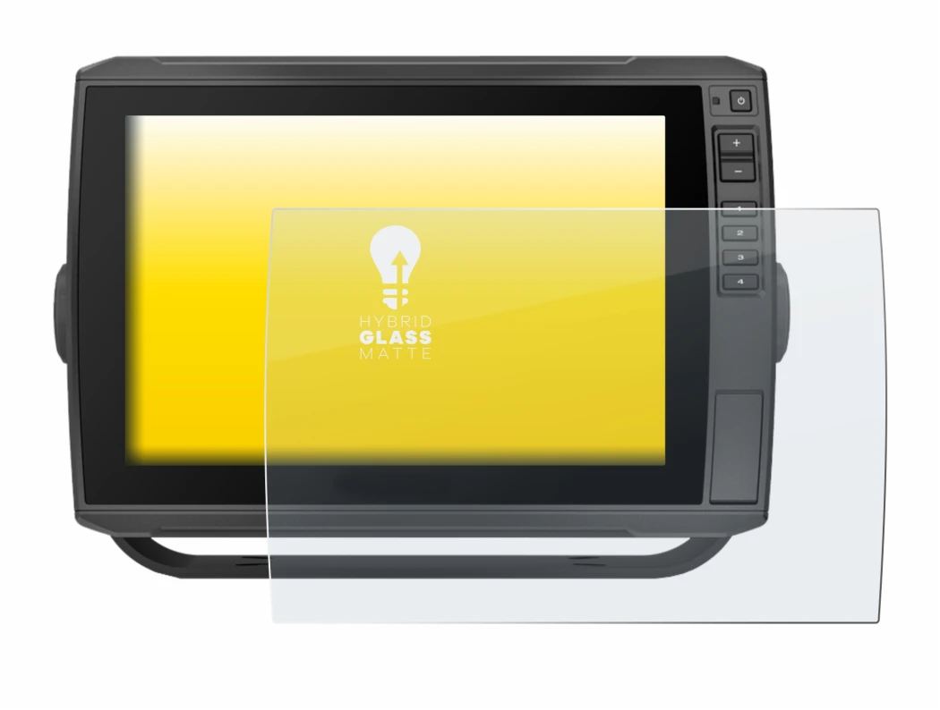 Abbildung des Geräts Garmin ECHOMAP Ultra 102sv mit einer Vielzahl des Displayschutzes.