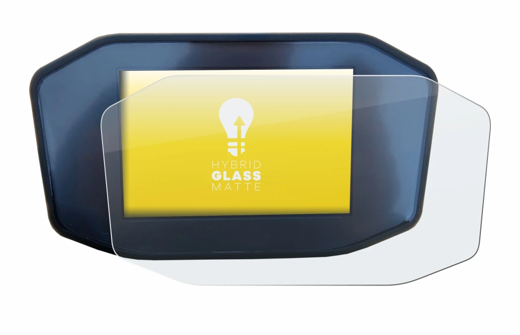 Abbildung des Geräts KTM 1290 Super Duke R mit einer Vielzahl des Displayschutzes.