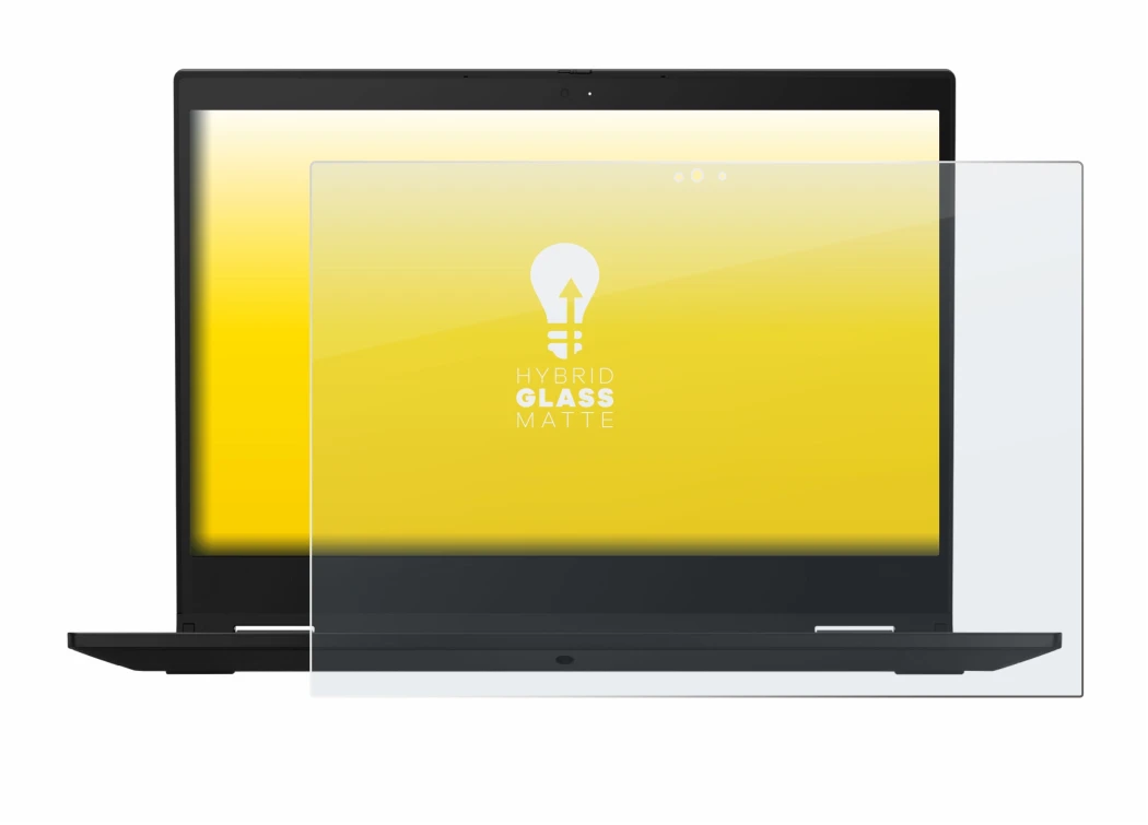 Abbildung des Geräts Lenovo ThinkPad X390 Yoga mit einer Vielzahl des Displayschutzes.