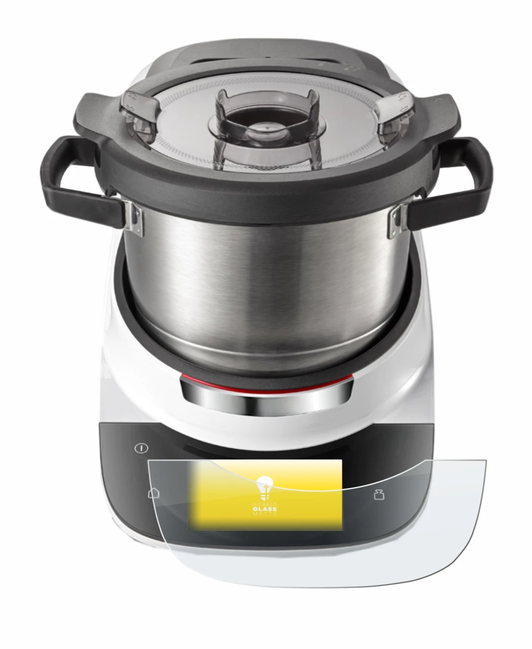 Abbildung des Geräts Bosch Cookit mit einer Vielzahl des Displayschutzes.