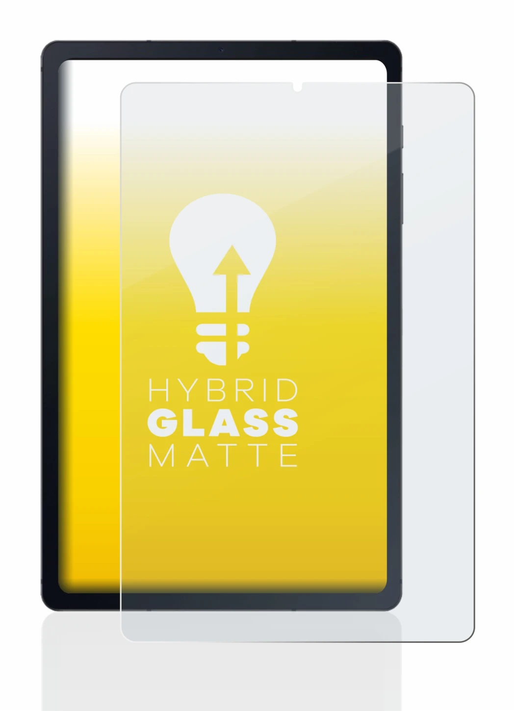 Abbildung des Geräts Samsung Galaxy Tab S6 Lite LTE 2020 mit einer Vielzahl des Displayschutzes.