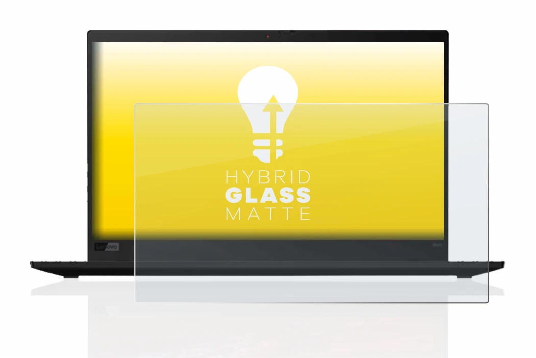 Abbildung des Geräts Lenovo ThinkPad X1 Carbon (8. Gen.) mit einer Vielzahl des Displayschutzes.