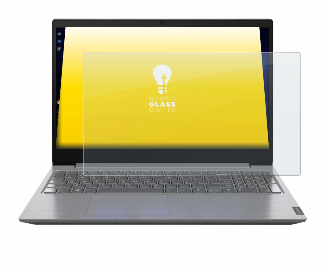 Abbildung des Geräts Lenovo V15 82C70005GE mit einer Vielzahl des Displayschutzes.