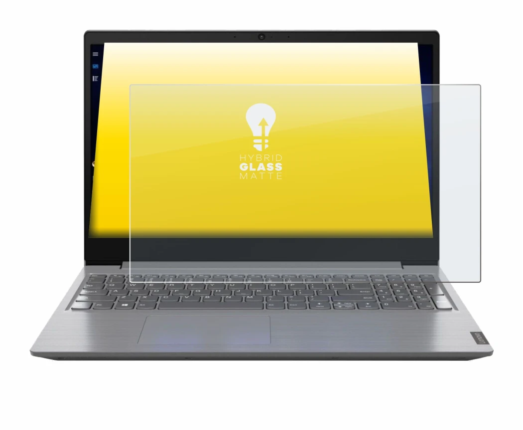Abbildung des Geräts Lenovo V15 82C500G4GE mit einer Vielzahl des Displayschutzes.
