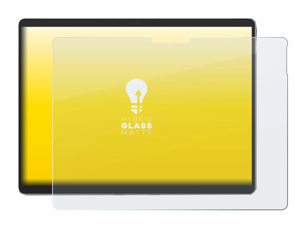 Abbildung des Geräts Microsoft Surface Pro 8 (2021) mit einer Vielzahl des Displayschutzes.