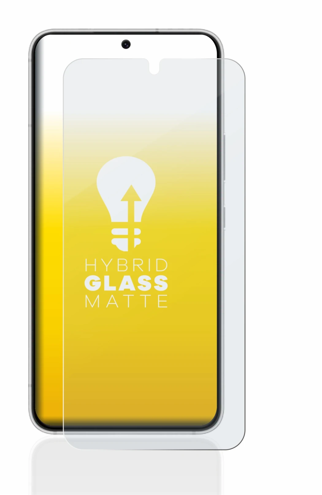 Abbildung des Geräts Samsung Galaxy S22 5G mit einer Vielzahl des Displayschutzes.