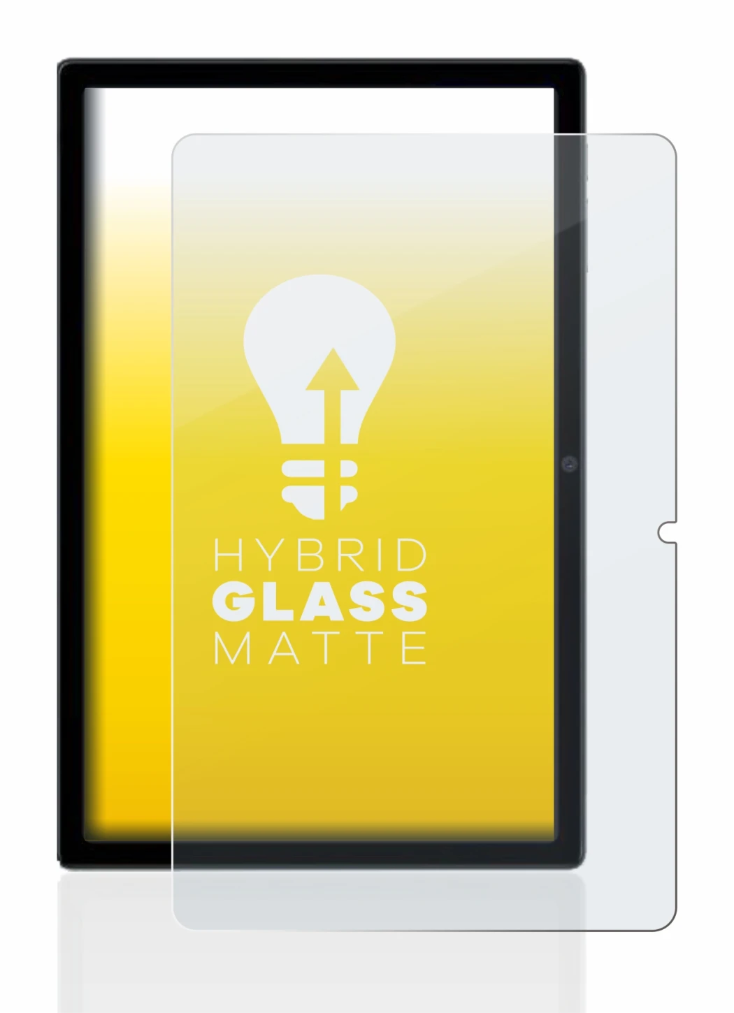 Abbildung des Geräts Blackview Tab 16 mit einer Vielzahl des Displayschutzes.